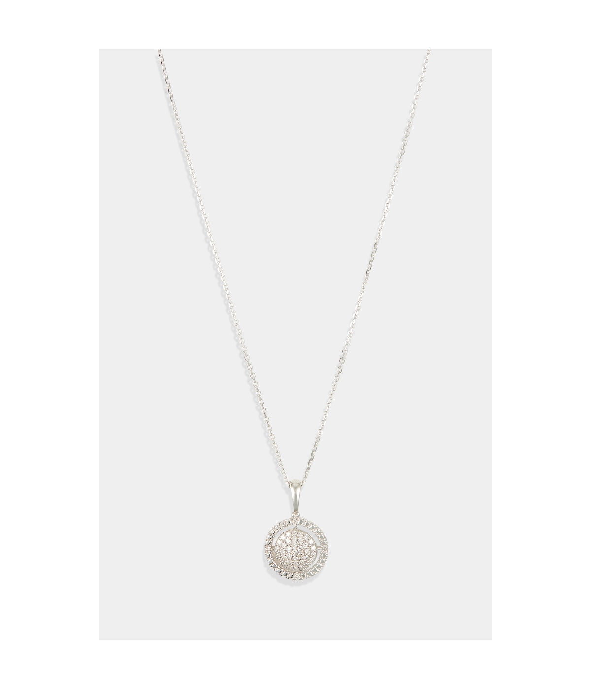 "Lidia" Pendant D 0.15/41 - 375/1000 White Gold