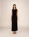 Pistachio Black Long Bodycon Dress