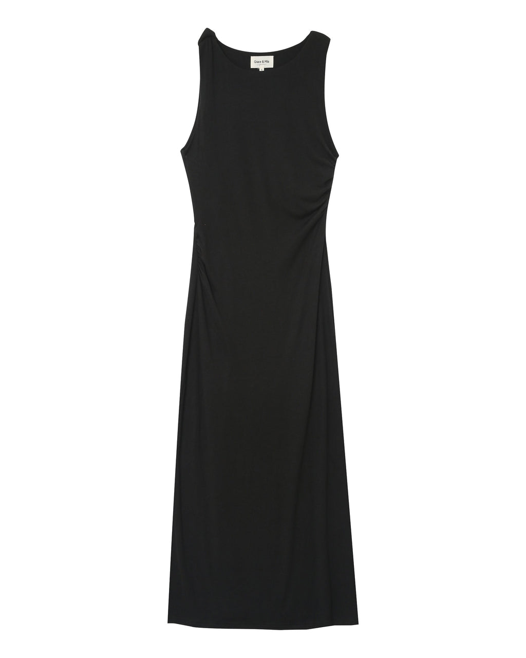 Pistachio Black Long Bodycon Dress
