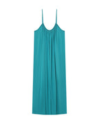 Peony Long Dress - Aqua