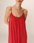 Peony Long Dress - Raspberry