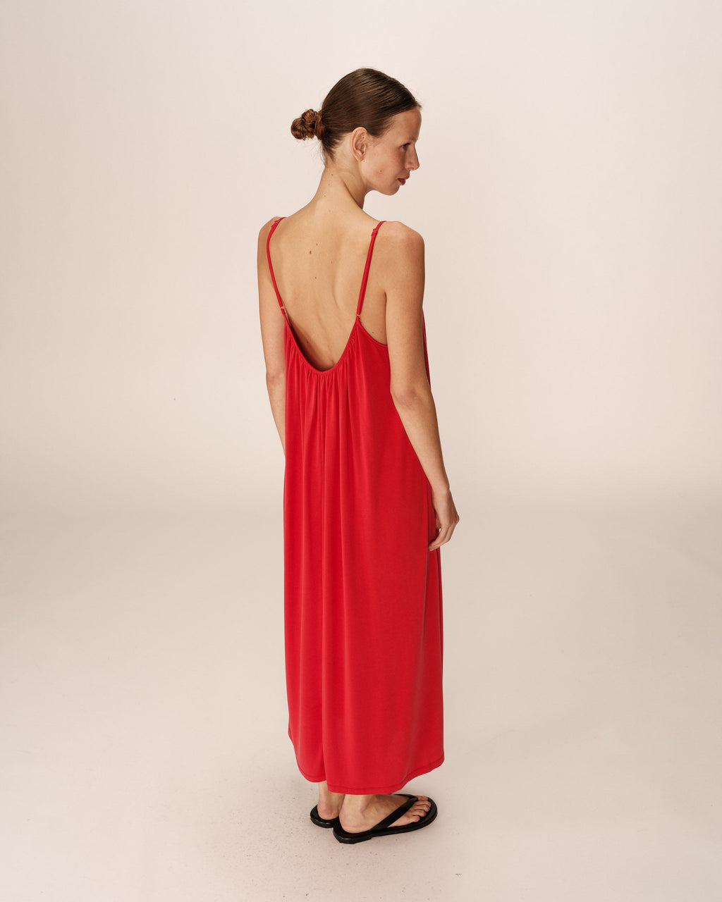 Peony Long Dress - Raspberry