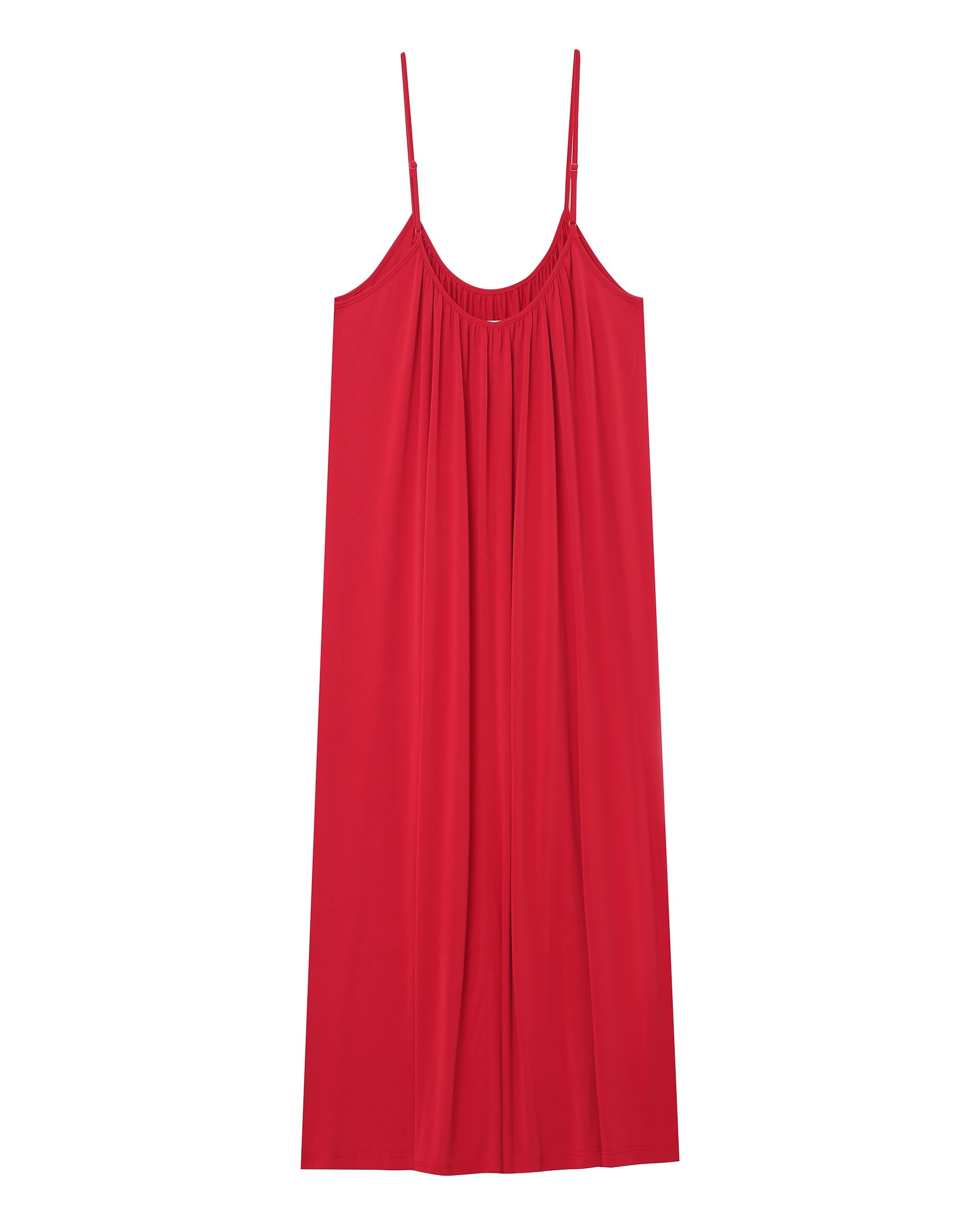 Peony Long Dress - Raspberry