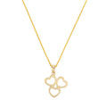 Pendentif "Triple Coeur" Or Jaune 375/1000