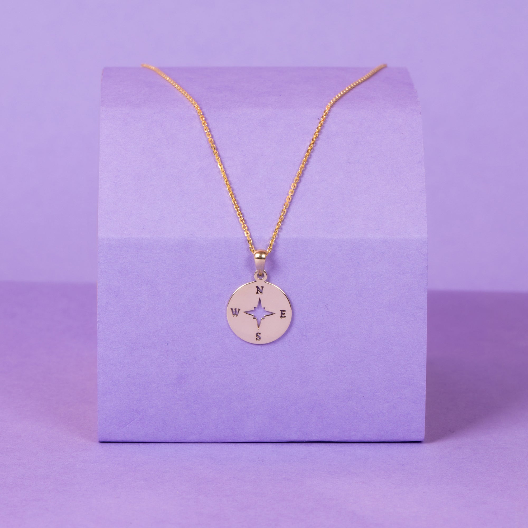 Pendentif "Boussole" - Or Jaune 375/1000