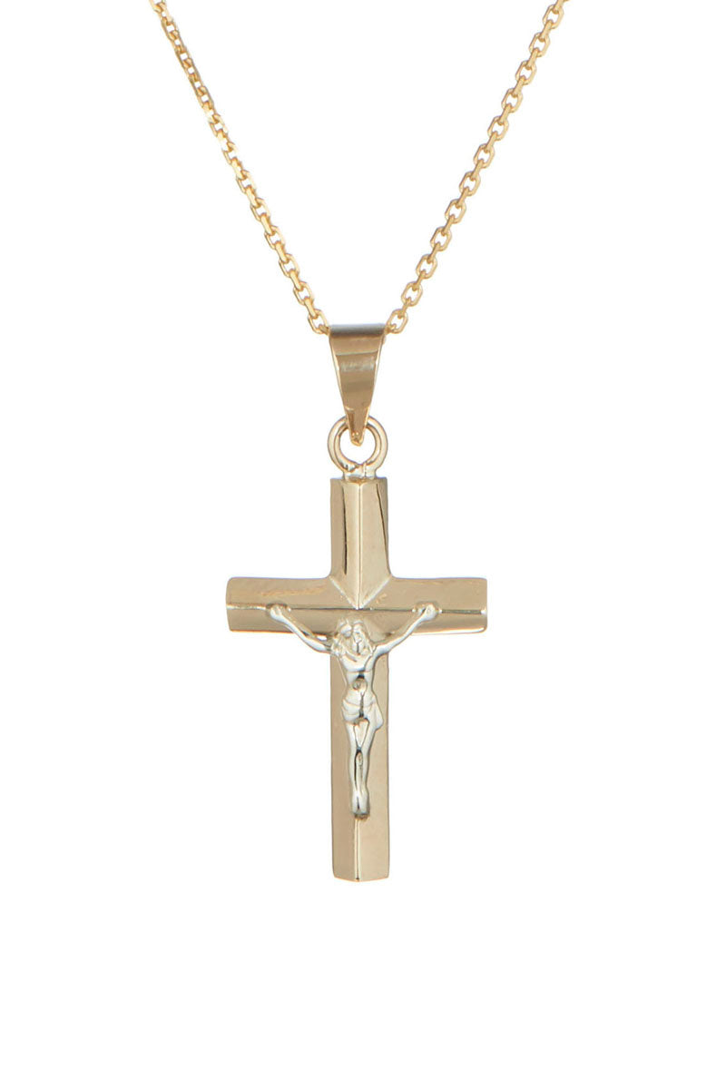 Pendentif "Croix de Jésus" Or Jaune 375/1000