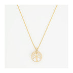 Colgante “Árbol de la vida” Oro amarillo 375/1000 y nácar
