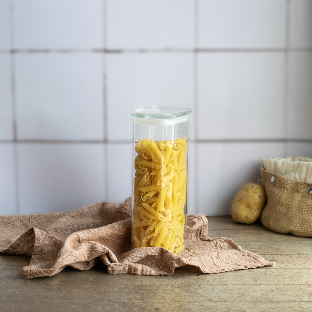Rectangular Glass Food Storage Container - 1.8 L - Transparent