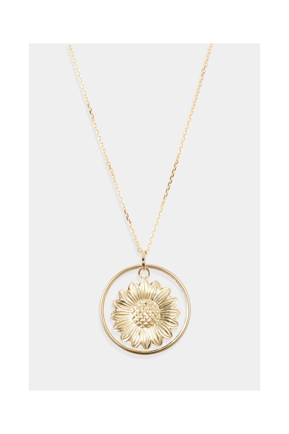 “Golden Flower” Pendant 375/1000 Yellow Gold