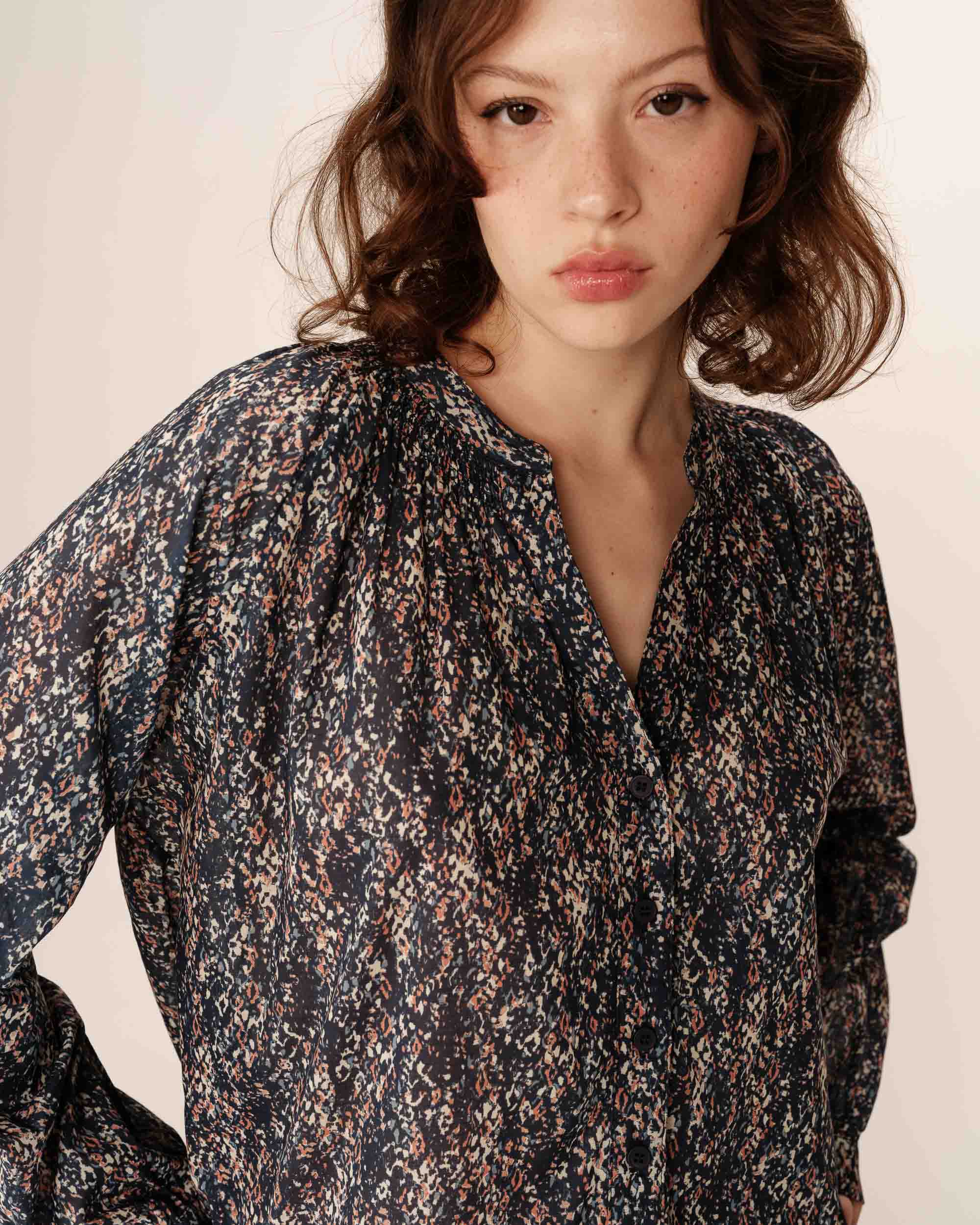 Blouse Platane - Marine