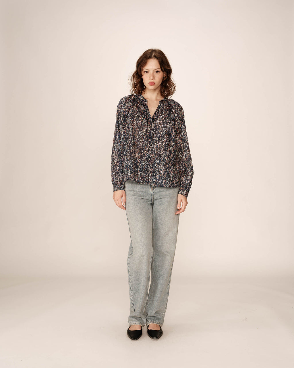Blouse Platane - Marine