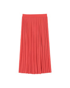 Plisse Skirt - Coral