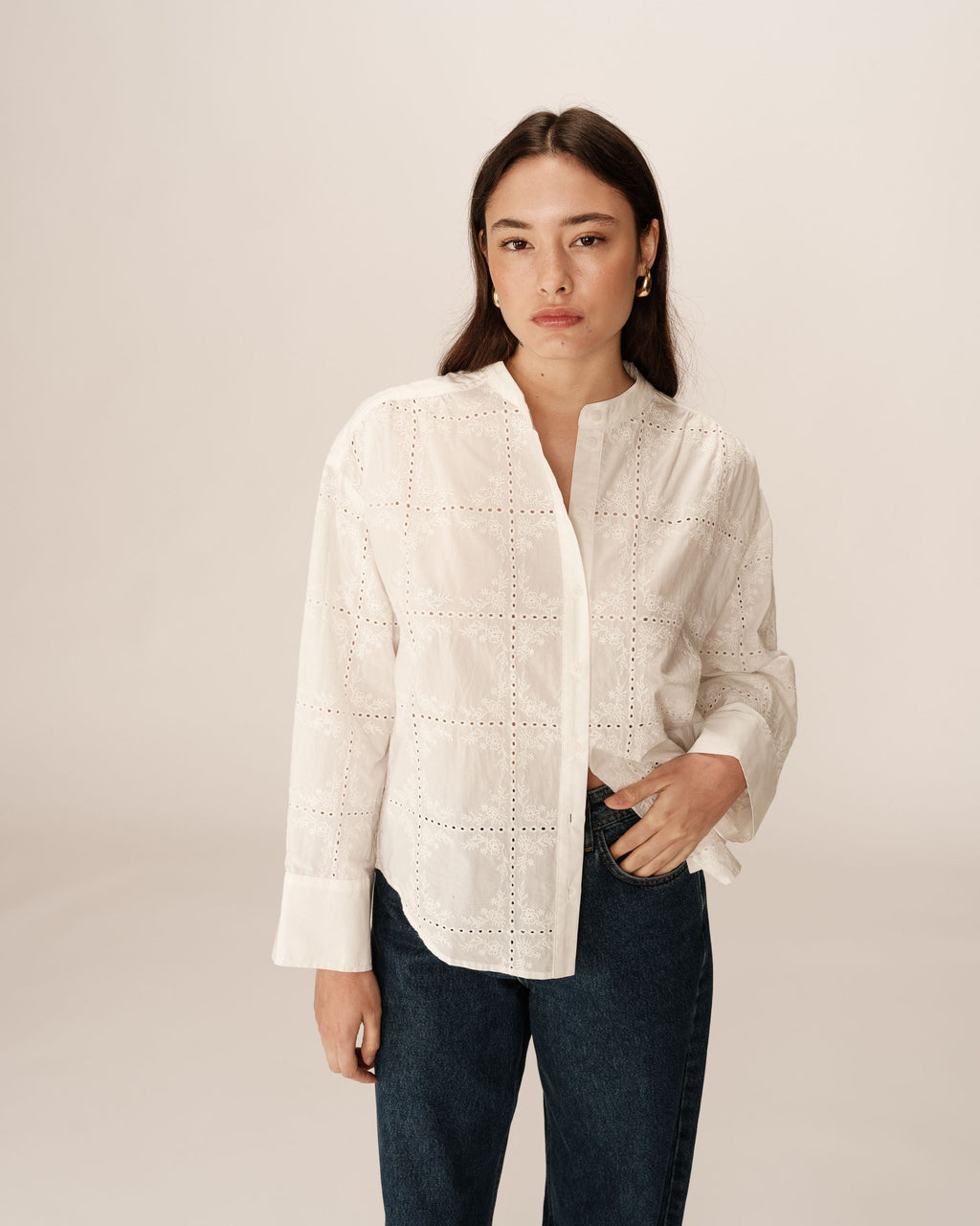 Blouse Plume - Ecru