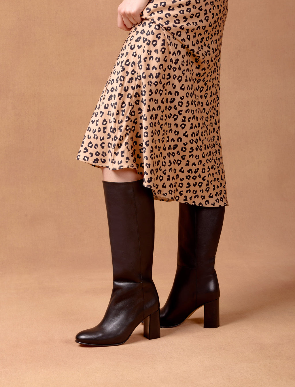 Botas tacón Nora - Negro - Mujer
