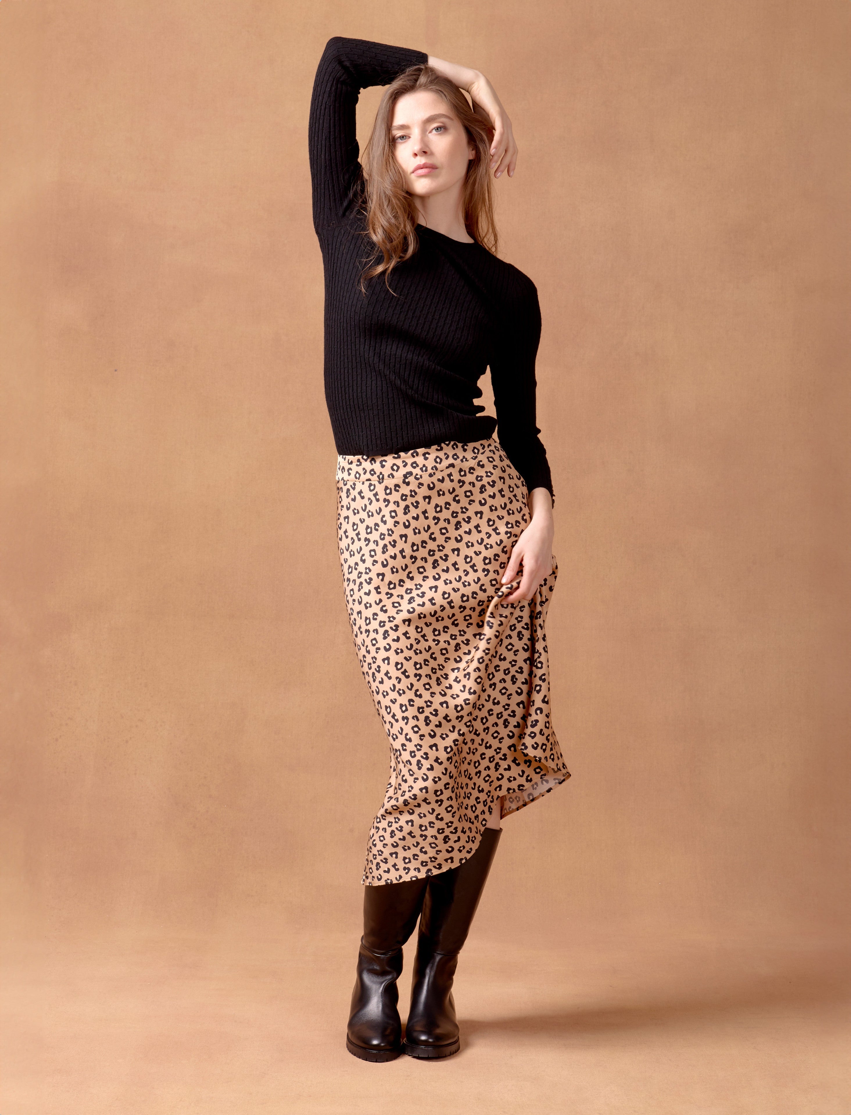 Botas tacón Nora - Negro - Mujer