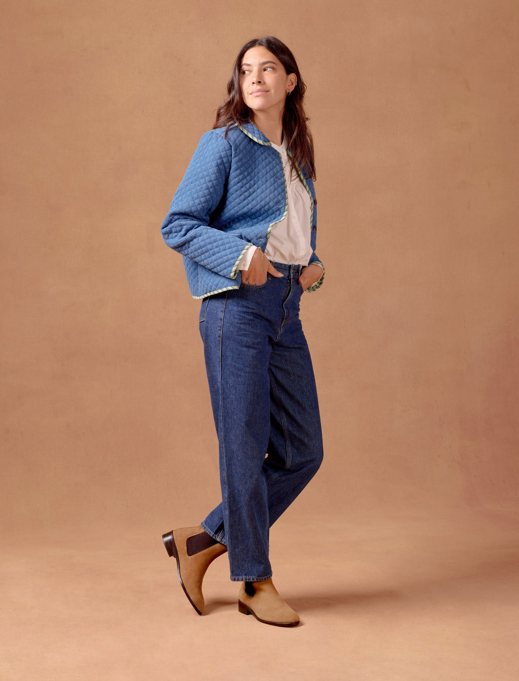 Bottines Monica - Châtain - Femme