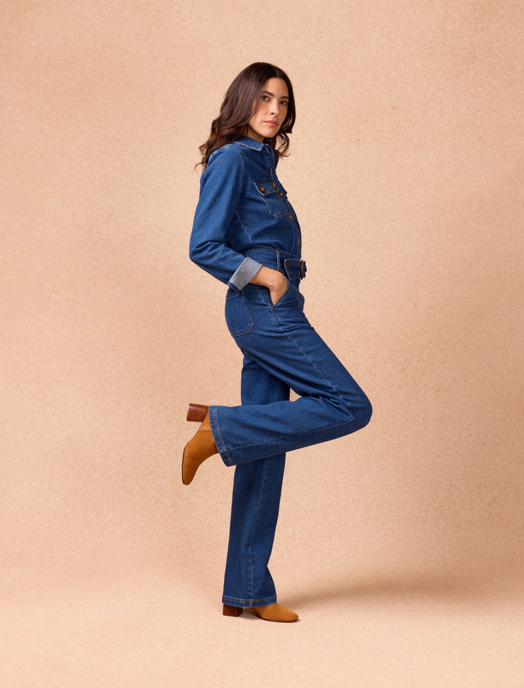 Pied De Biche - Bottines À Talons Sarah Camel - Femme