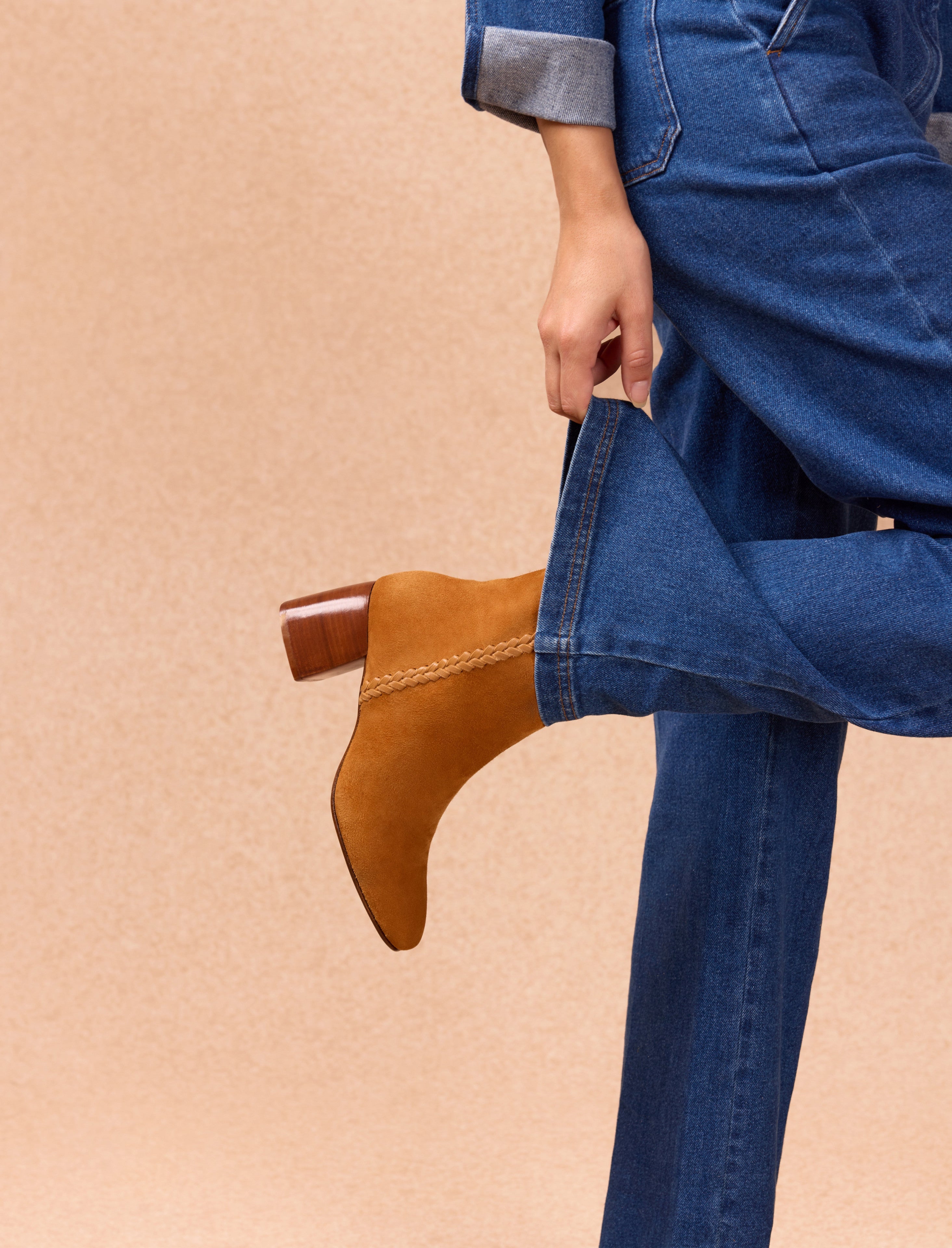 Pied De Biche - Bottines À Talons Sarah Camel - Femme