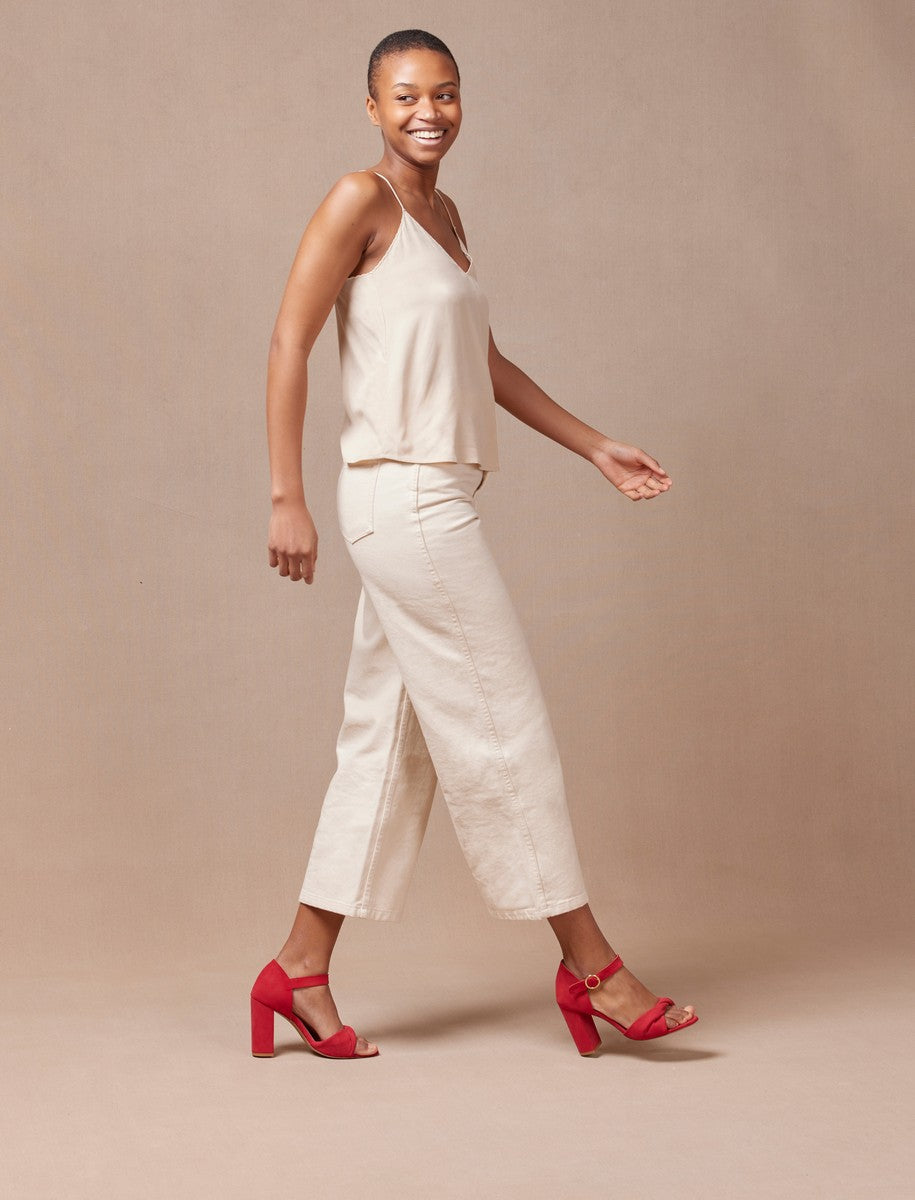 Pia Heeled Sandals - Raspberry - Women