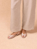 Suzanne Flat Sandals - Ivory - Women