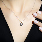 "Sumptuous Drop" Pendant D: 0.06Ct/19 - 375/1000 White Gold