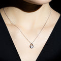 "Sumptuous Drop" Pendant D: 0.06Ct/19 - 375/1000 White Gold