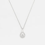 "Shiloh" Pendant D0.12/33 - 375/1000 White Gold
