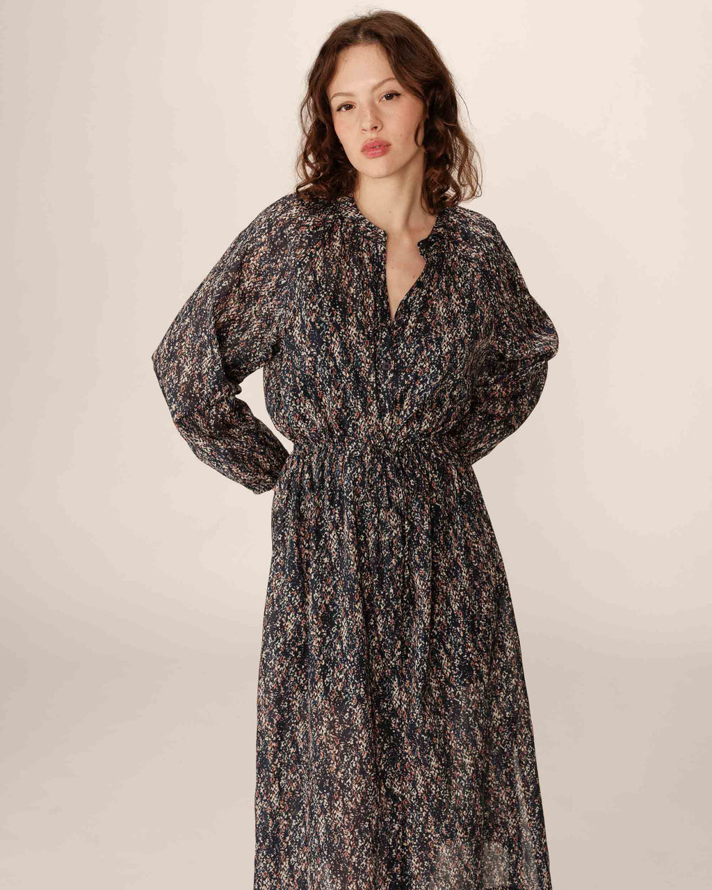 Vestido Largo Poder - Marino
