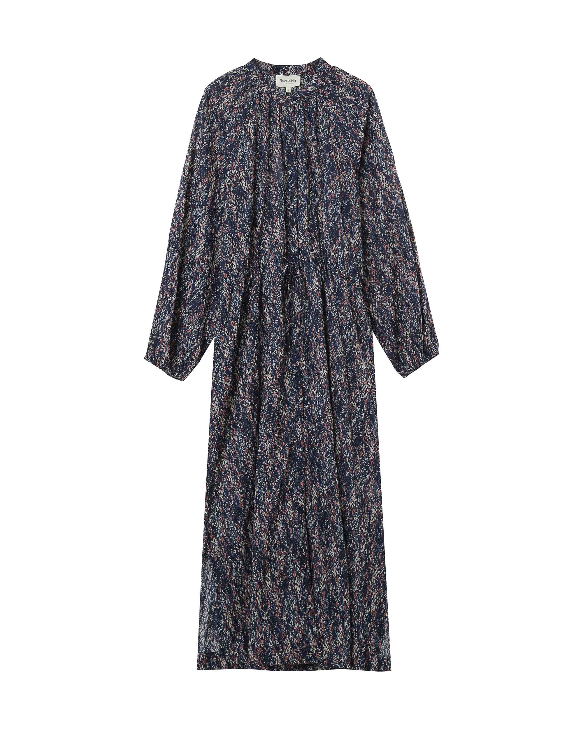 Vestido Largo Poder - Marino