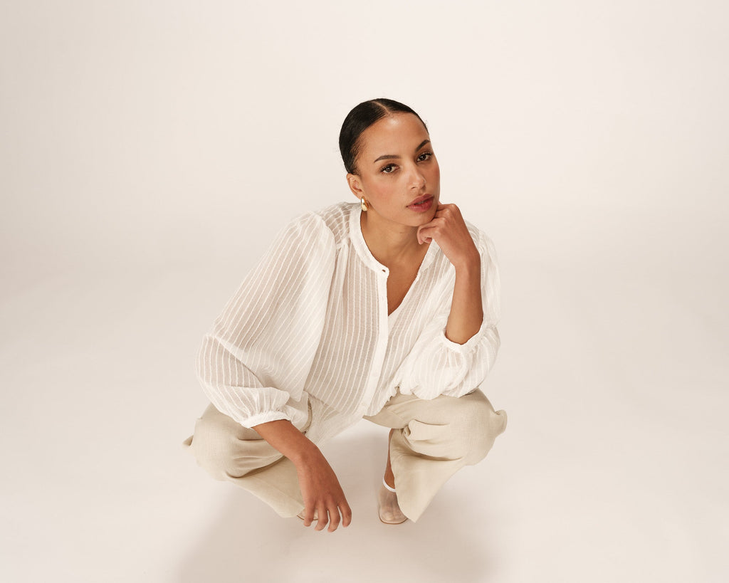 Blouse Poesie - Ecru