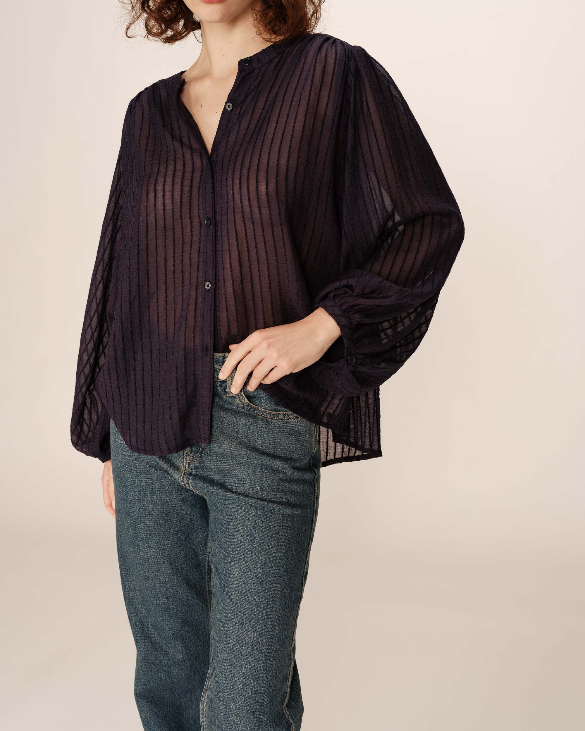 Blouse Poesie - Marine