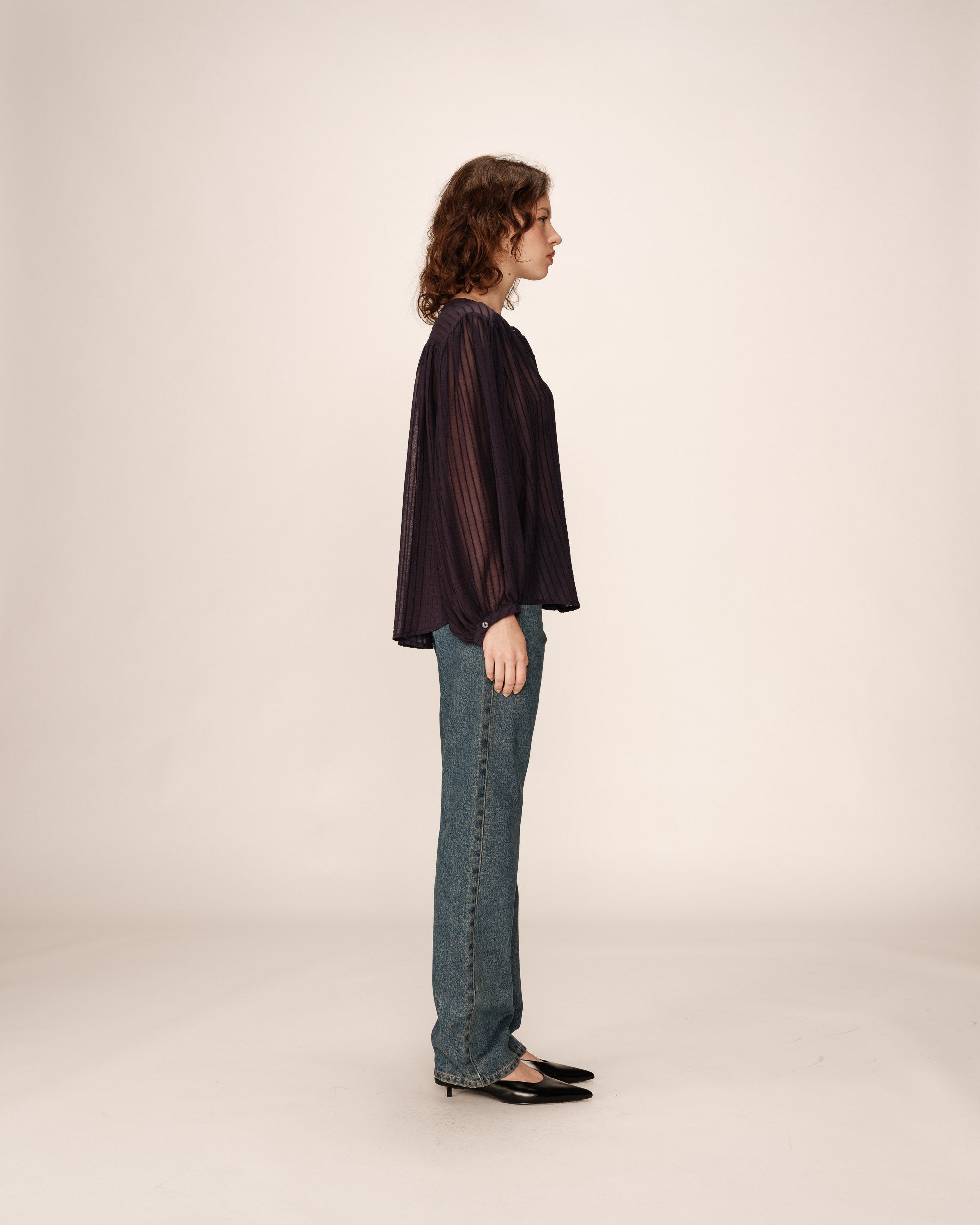 Blouse Poesie - Marine
