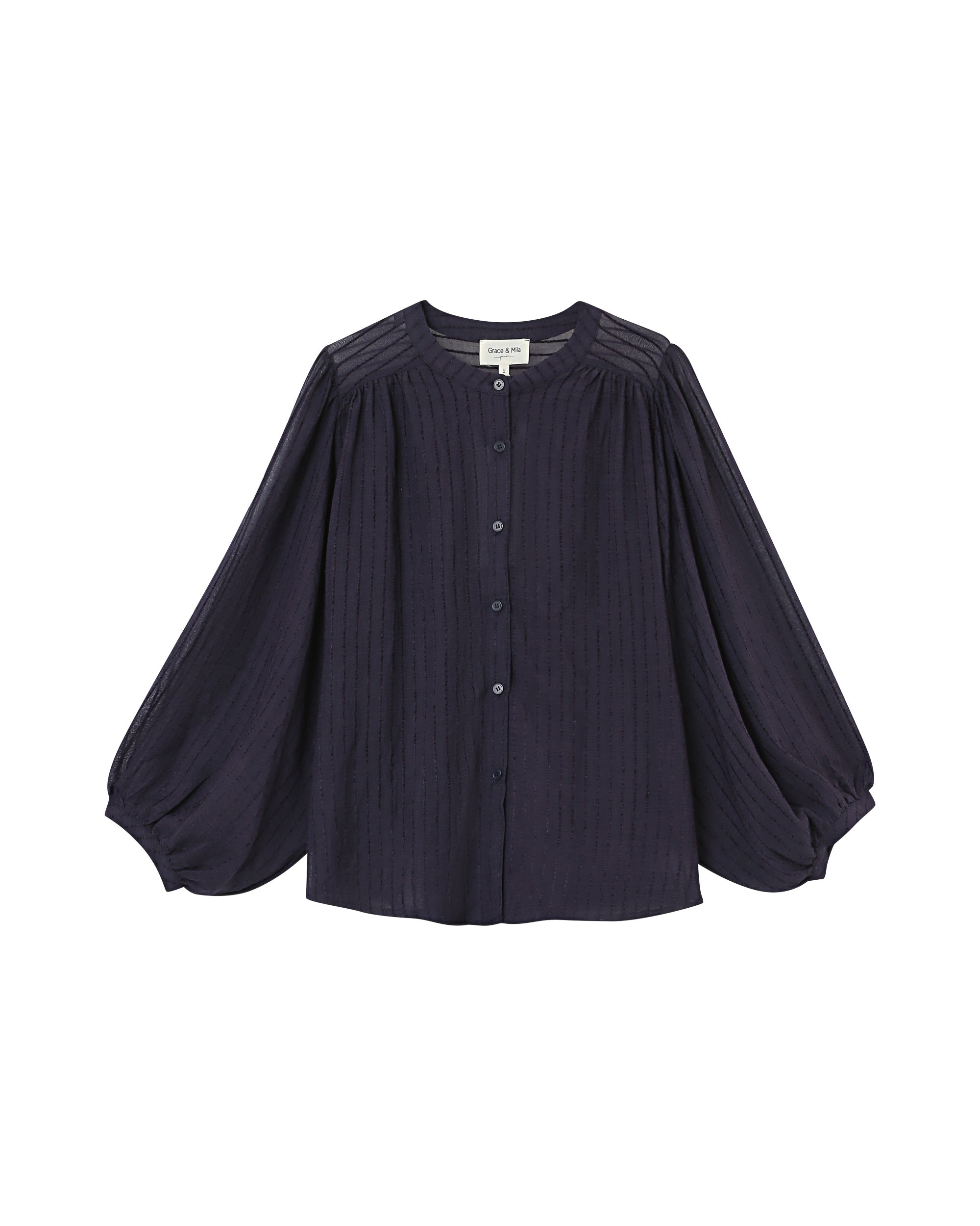 Blouse Poesie - Marine