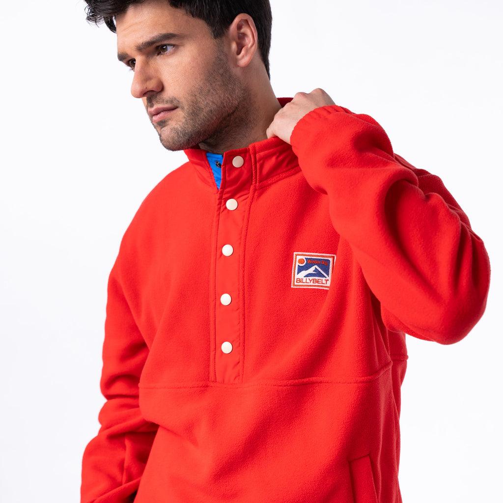 Fleece Sweatshirt - Red
