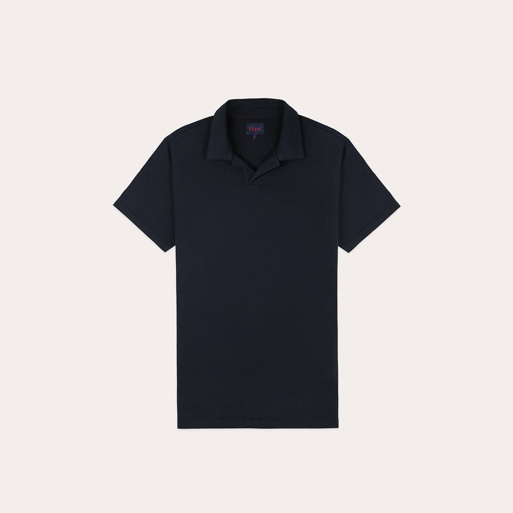 Polo En Coton Supima Marine