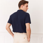 Polo En Coton Supima Marine