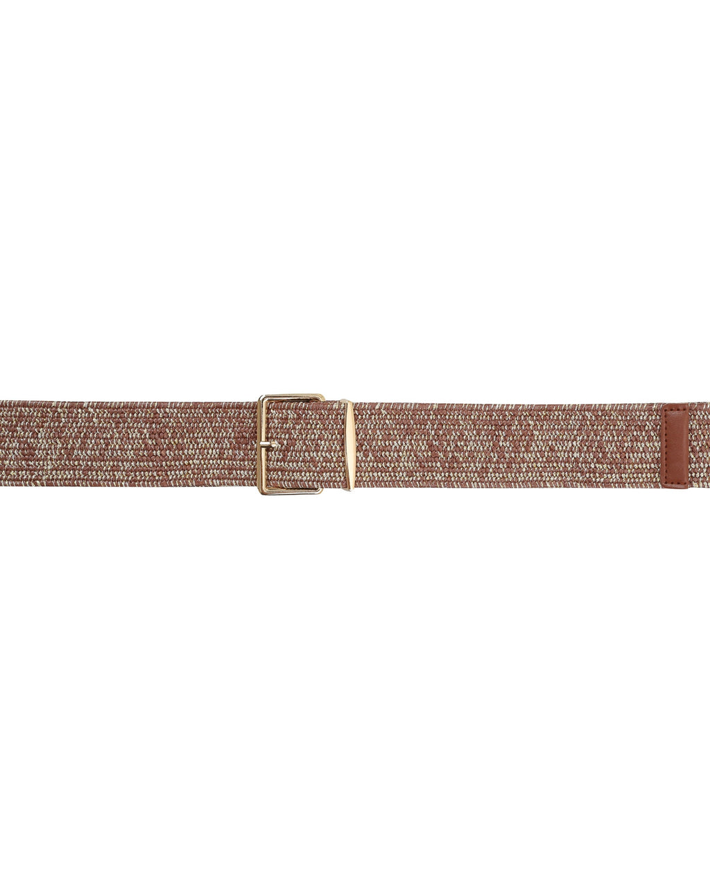 Cinturón tejido de manzano de chocolate