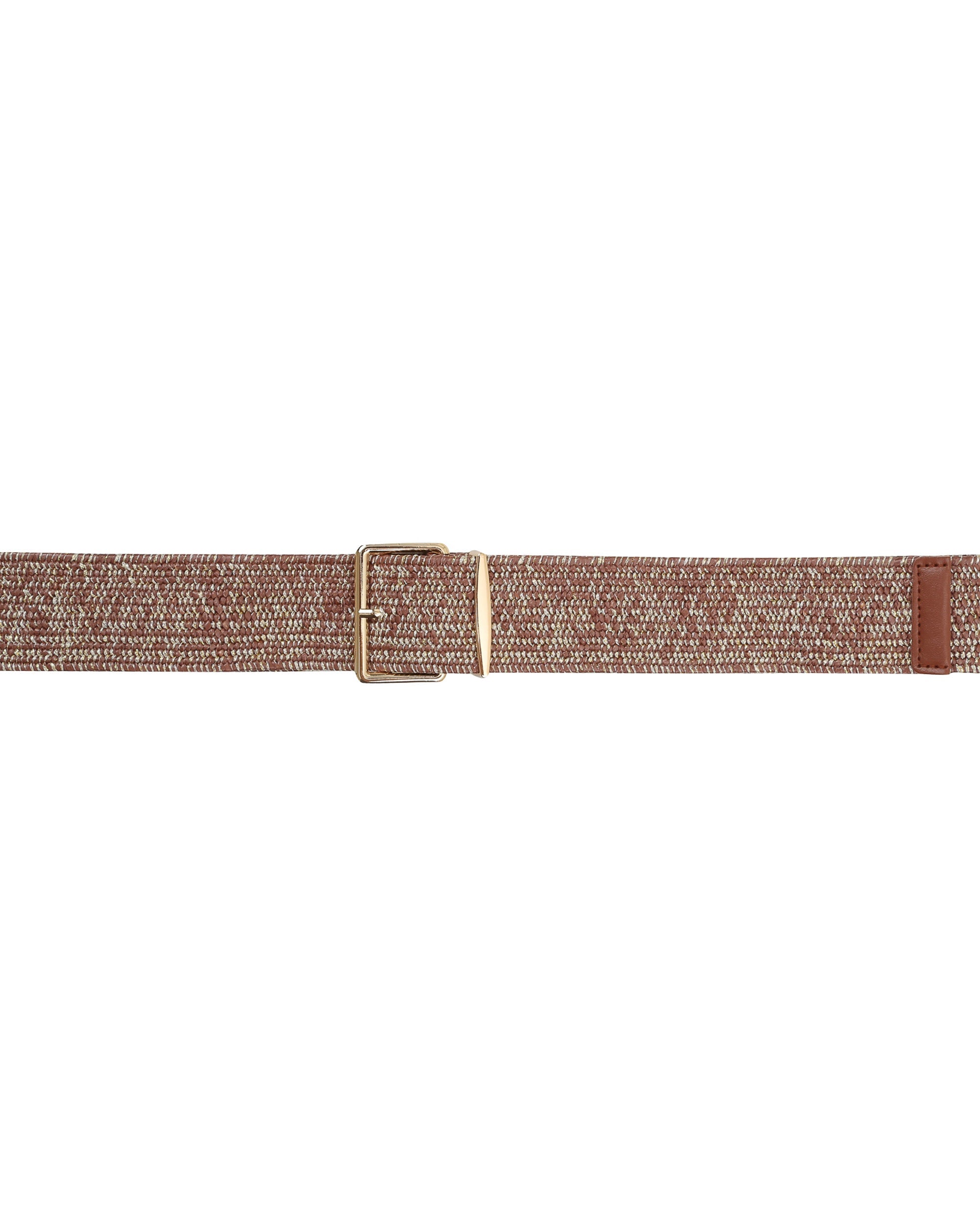 Cinturón tejido de manzano de chocolate