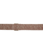 Cinturón tejido de manzano de chocolate