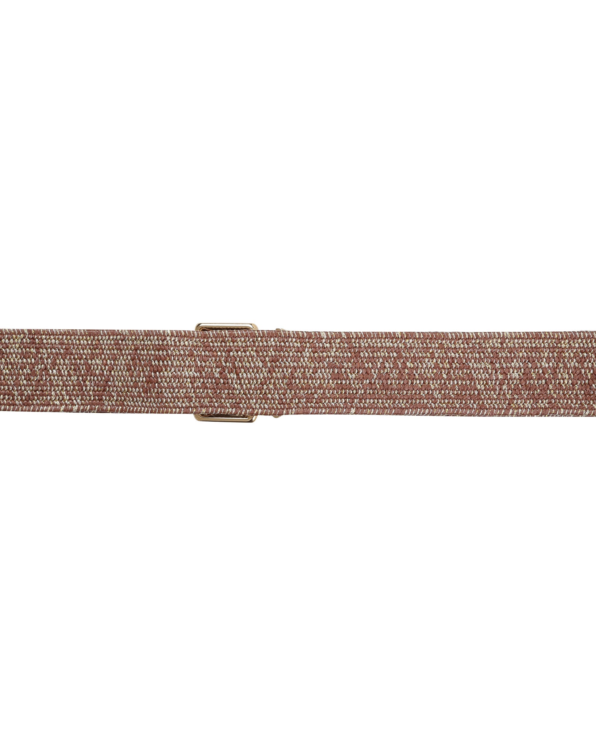 Cinturón tejido de manzano de chocolate