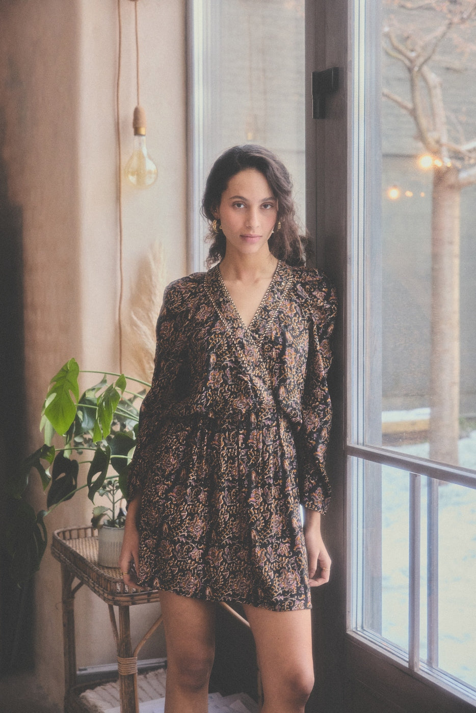 Robe Pomponette - Print