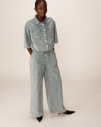 Pompon Jeans - Sky Blue