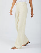 Pantalon Wide Pom Color - Milkshake - Femme