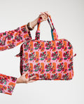 Bolsa de viaje de terciopelo - Split pink