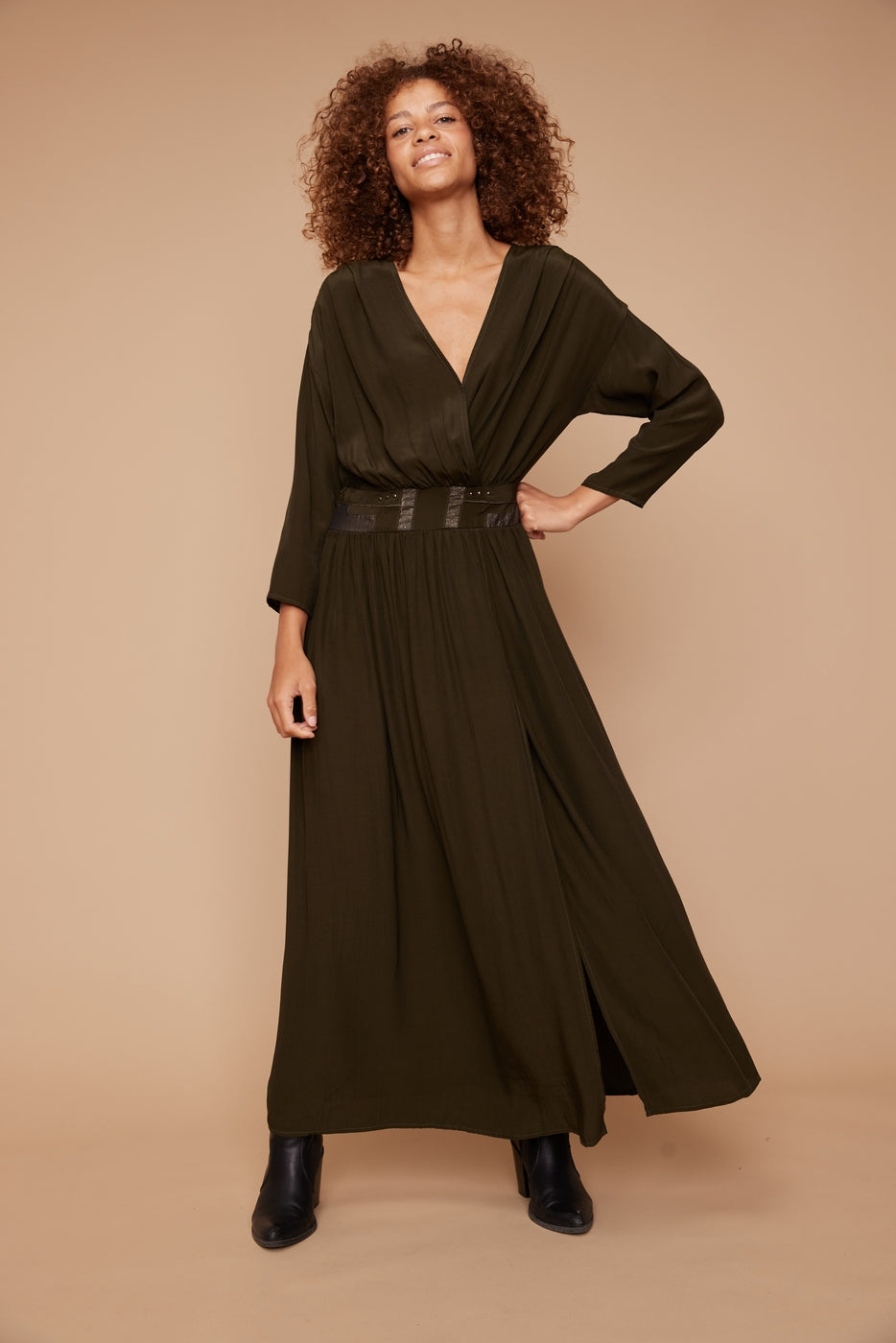 Dress Popular - Khaki