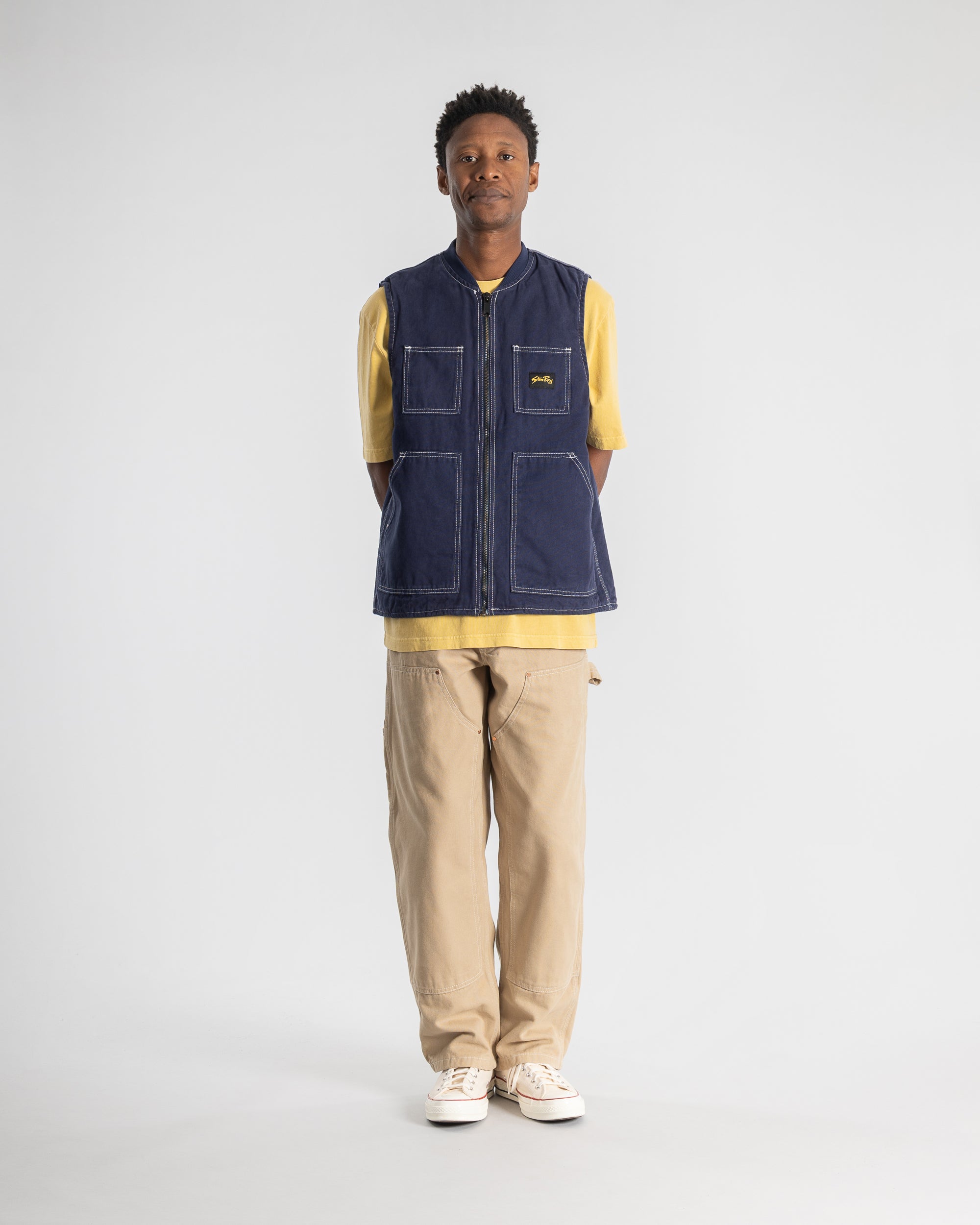 Pork Chop Vest - Washed Navy