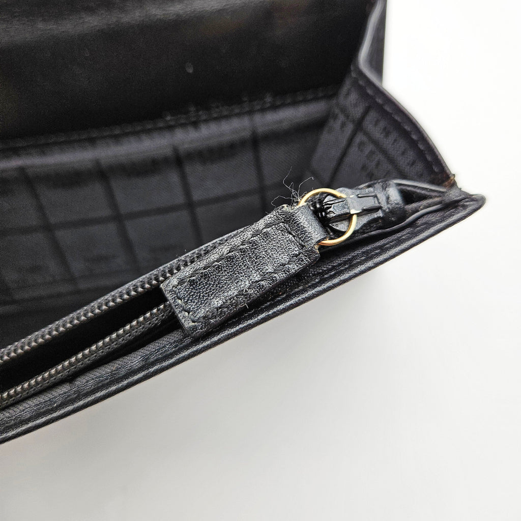 Portefeuille Celine Cuir Noir