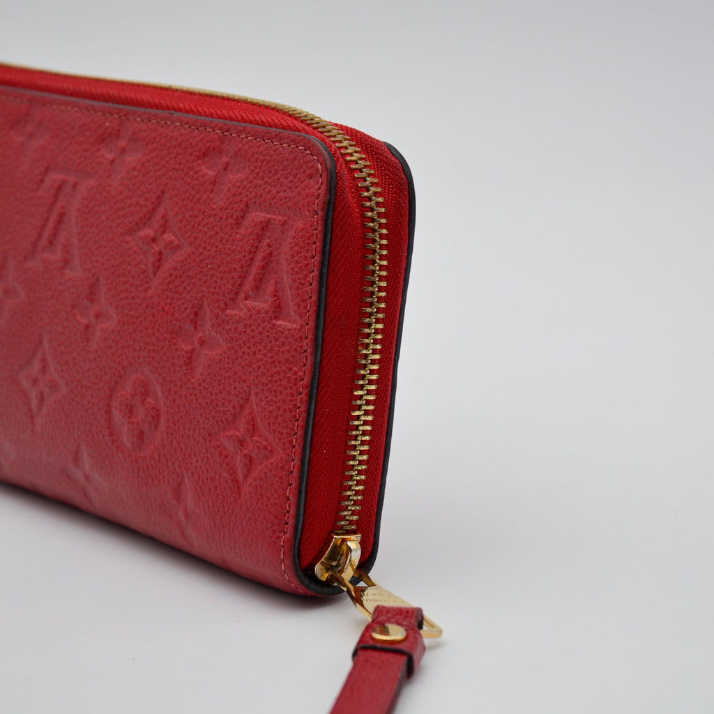 Portefeuille Louis Vuitton Zippy Continental Cuir Empreinte