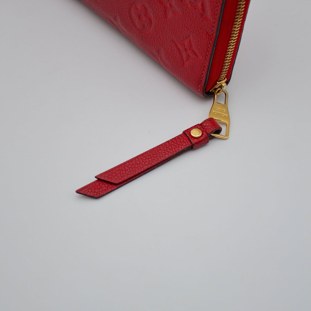 Portefeuille Louis Vuitton Zippy Continental Cuir Empreinte