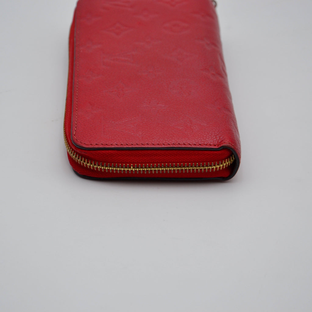 Portefeuille Louis Vuitton Zippy Continental Cuir Empreinte
